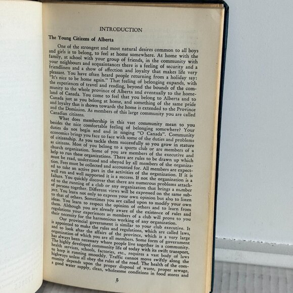Vintage 1949 Our Provincial Government: Province of Alberta - Community Economic - Picture 7 of 8
